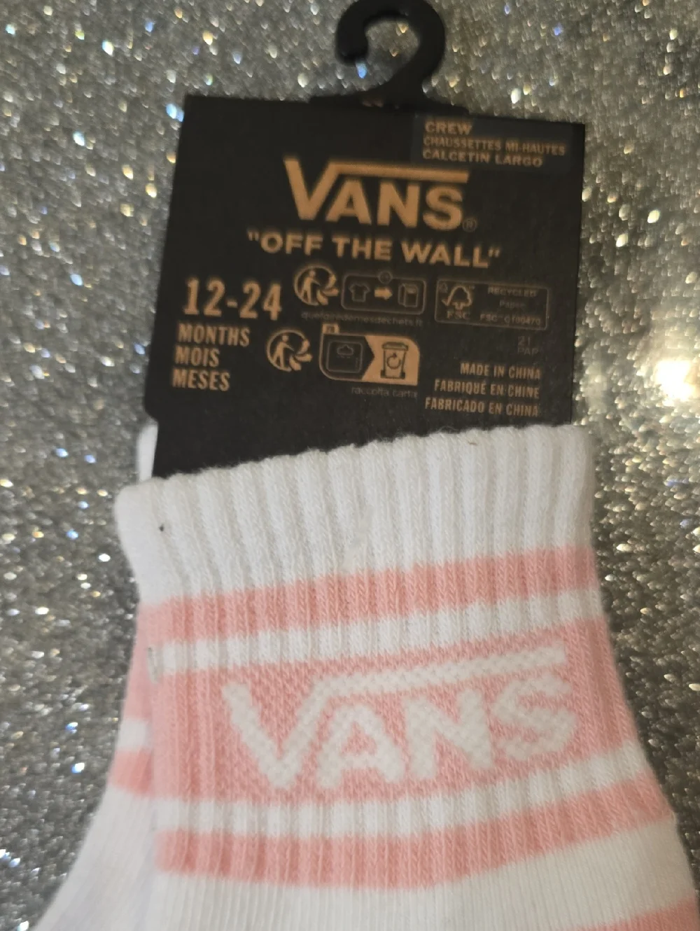 Vans Drop V Socks- Pink‎